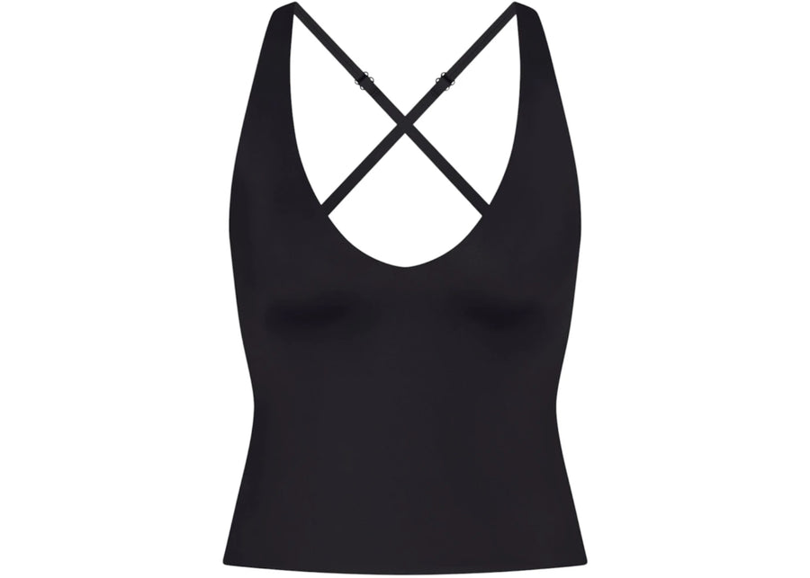 Nike x SKIMS Women's Shine V-Neck Tank Obsidian
