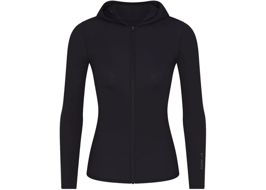 Nike x SKIMS Women's Weightless Layers Zip Up Hoodie Obsidian