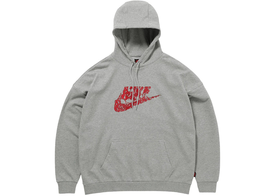 Nike x Stranger Things NRG Club Hoodie Dark Gray Heather/Light Smoke Grey