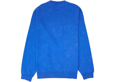 Nike x Stussy Acid Wash Crew Fleece Blue