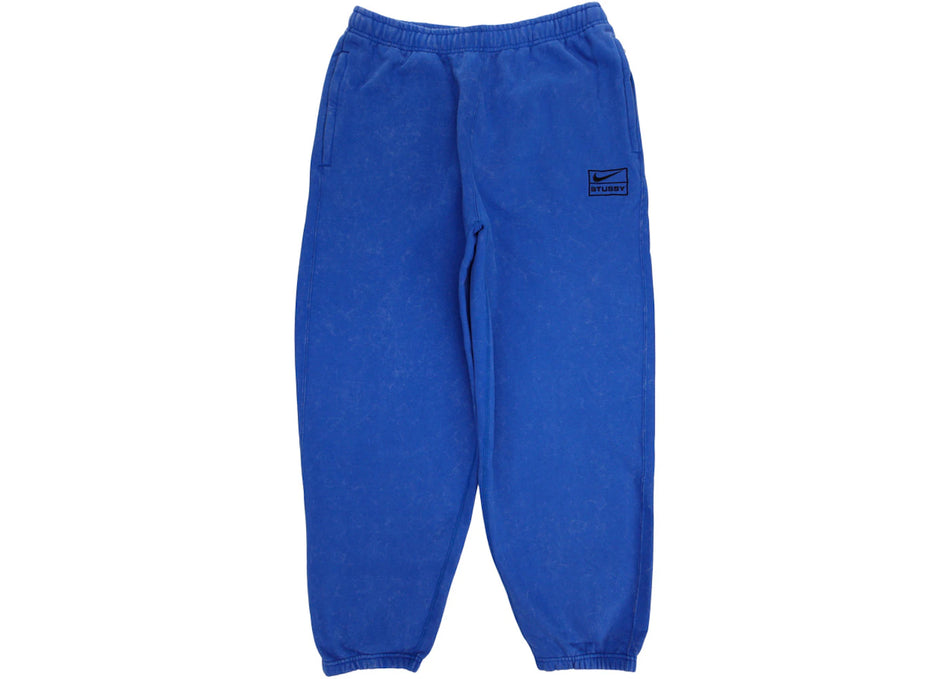 Nike x Stussy Acid Wash Sweatpants Blue