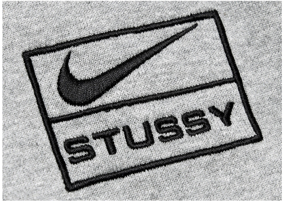 Nike x Stussy Crew Fleece Grey