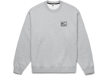 Nike x Stussy Crew Fleece Grey