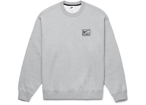 Nike x Stussy Crew Fleece Grey
