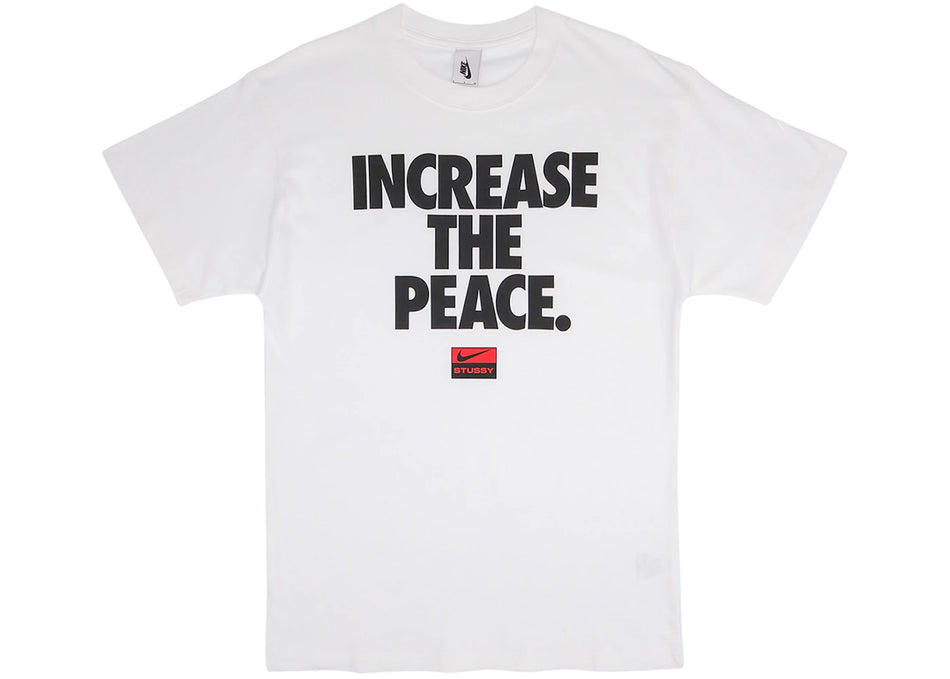 Nike x Stussy Increase The Peace Tee White
