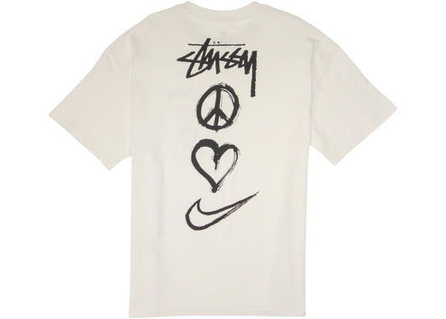 Nike x Stussy Peace, Love, Swoosh T-shirt (US Sizing) White