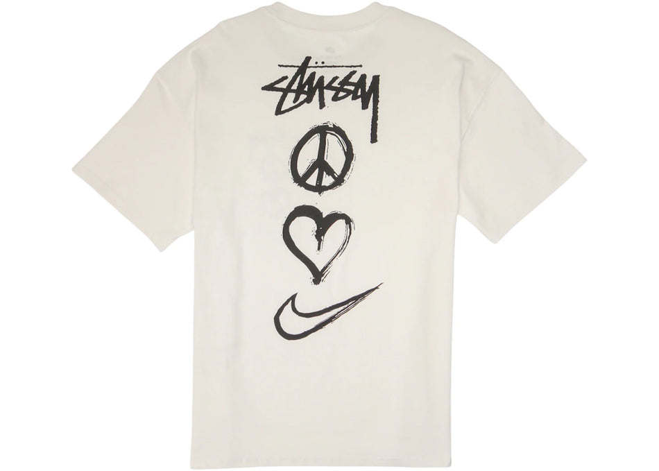 Nike x Stussy Peace, Love, Swoosh T-shirt (US Sizing) White