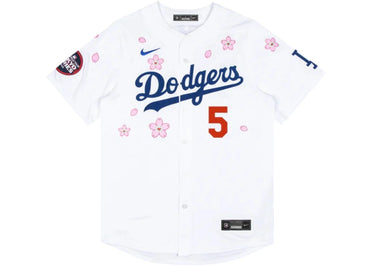 Nike x Takashi Murakami x MLB World Tour Tokyo Series 2025 Dodgers Freeman Jersey White