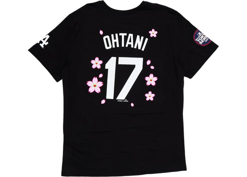 Nike x Takashi Murakami x MLB World Tour Tokyo Series 2025 Shohei Ohtani Dodgers S/S Tee Black