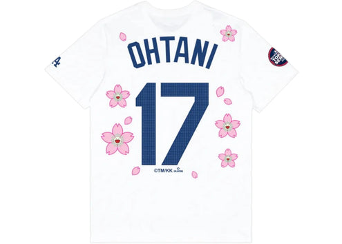 Nike x Takashi Murakami x MLB World Tour Tokyo Series 2025 Shohei Ohtani Dodgers S/S Tee White