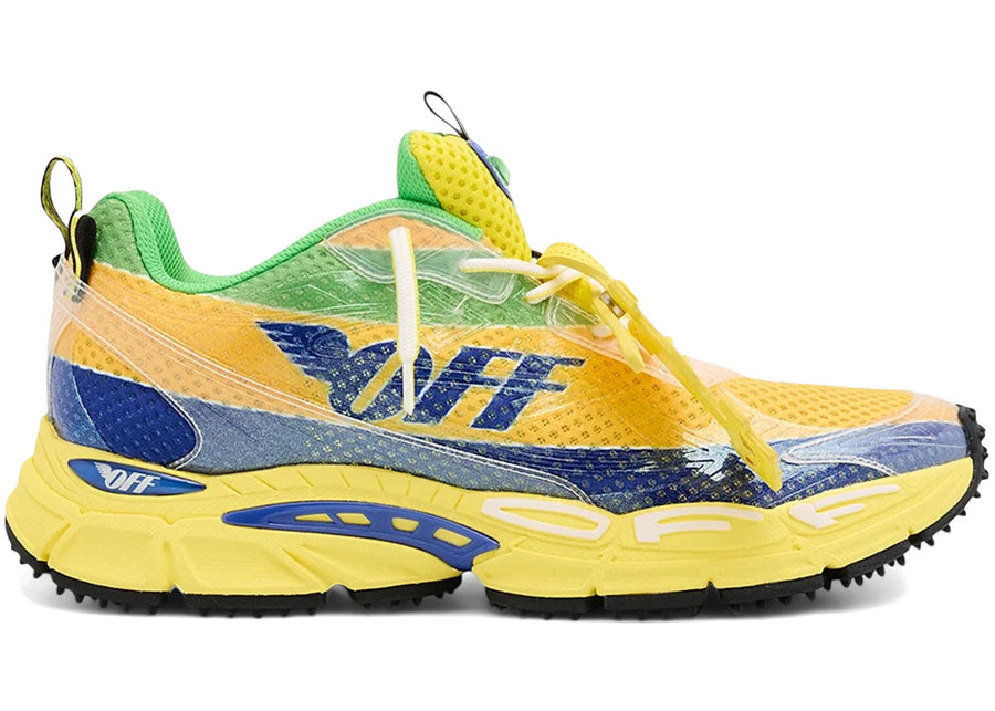 OFF-WHITE Be Right Back Formule 1 Jaune Bleu