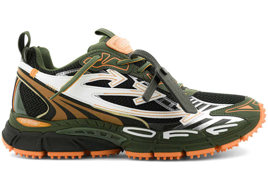OFF-WHITE Be Right Back Vert militaire Pêche