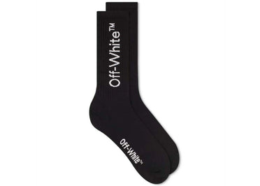 OFF-WHITE Diag Mid Length Socks Black