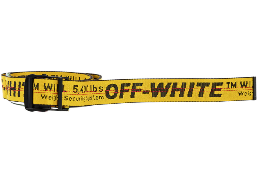 Courroie industrielle OFF-WHITE jaune/noire
