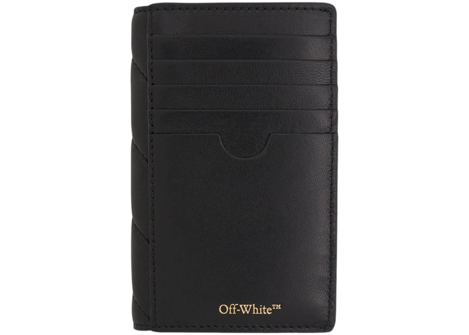 OFF-WHITE Jackhammer Flat Card Case Black