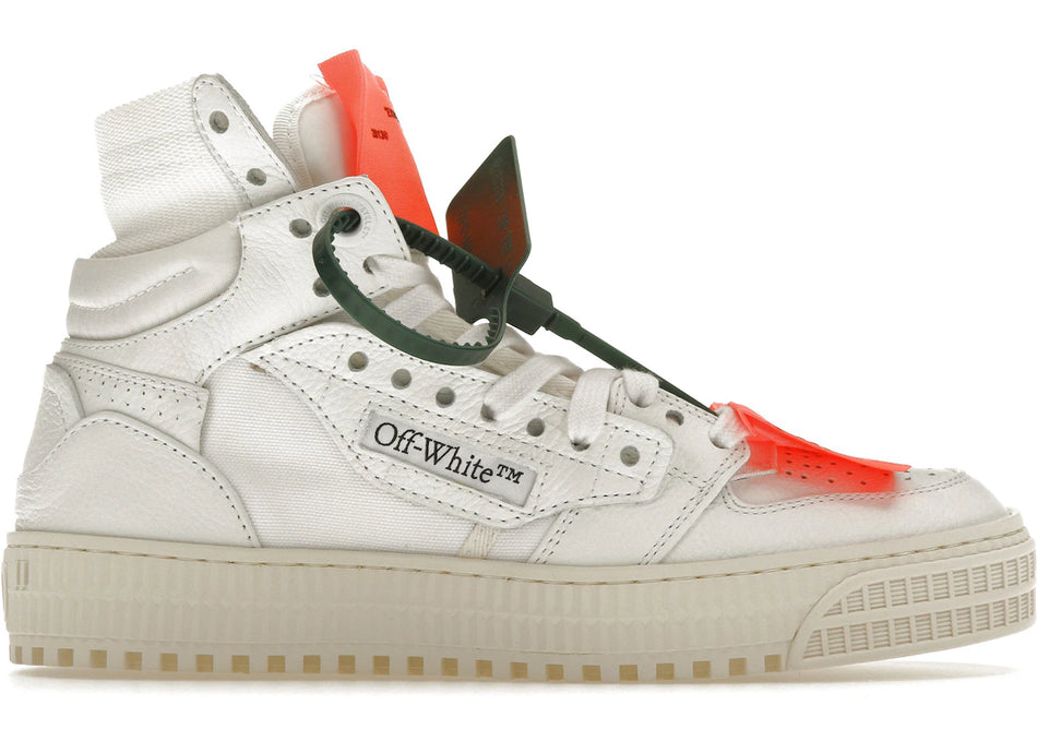 OFF-WHITE Off Court 3.0 Leather Canvas White White Orange (Women's)