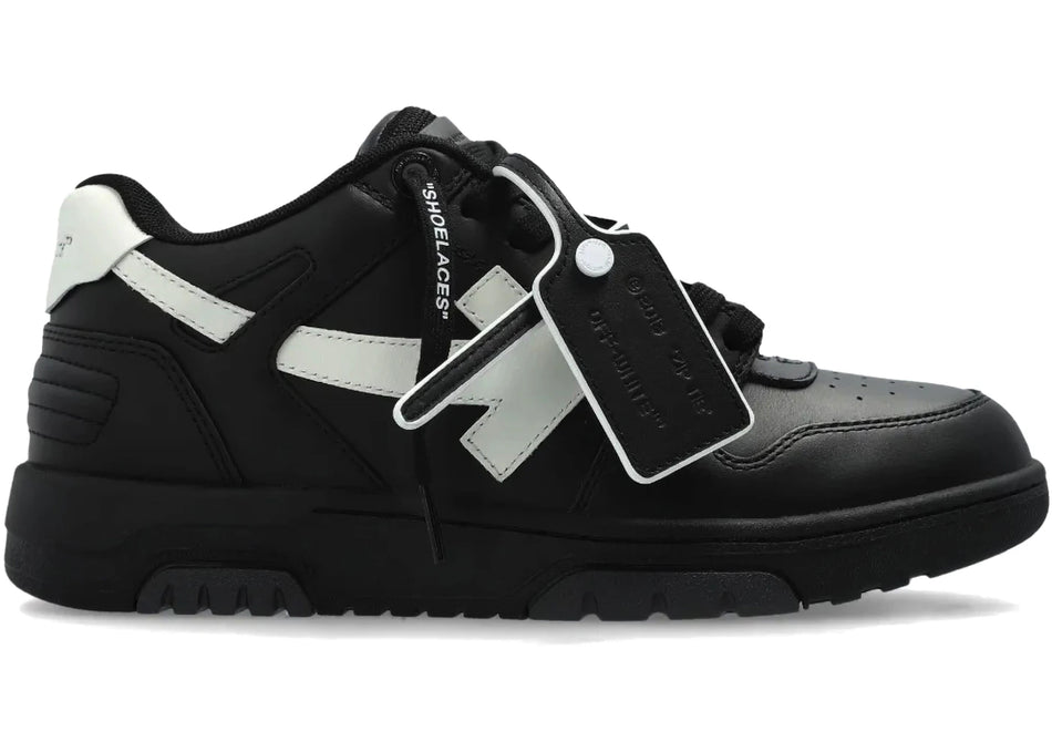 OFF-WHITE Out Of Office OOO Low Tops Black White (2025)