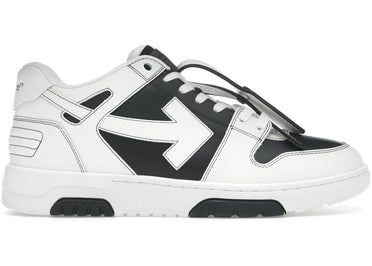OFF-WHITE Out Of Office OOO Low Tops Black White