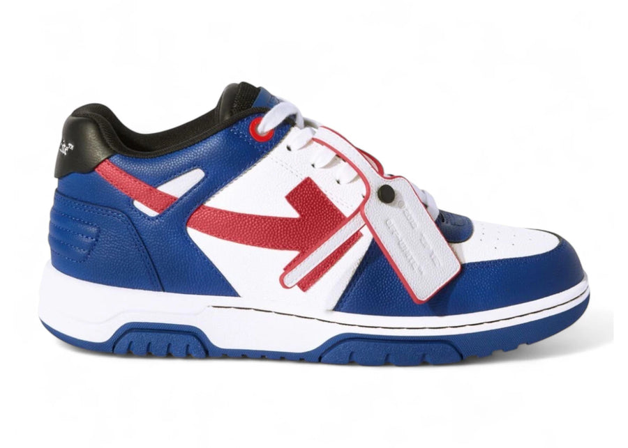 OFF-WHITE Out Of Office OOO Baskets basses bleues rouges