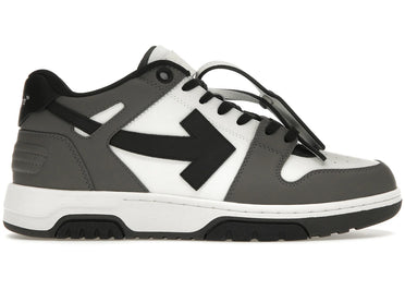OFF-WHITE Out Of Office OOO Low Tops Dark Gray Black