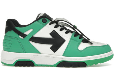 OFF-WHITE Out Of Office "OOO" Low Tops Green Black