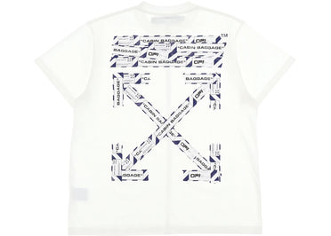 OFF-WHITE Oversized Fit Airport Tape T-Shirt White