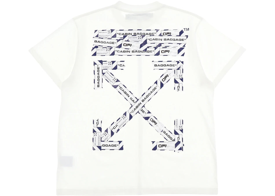 OFF-WHITE Oversized Fit Airport Tape T-Shirt White