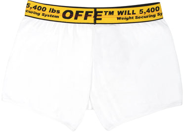 OFF-WHITE Three Pack Stretch Cotton Boxer Briefs (SS19) White/Yellow/Black