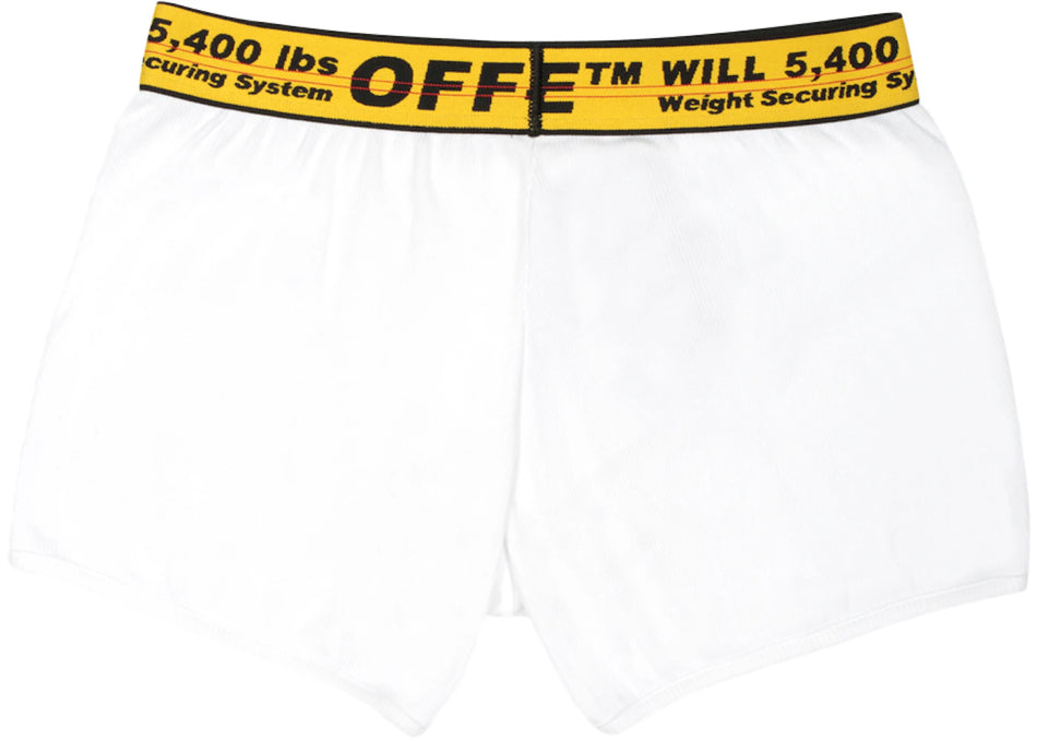 OFF-WHITE Three Pack Stretch Cotton Boxer Briefs (SS19) White/Yellow/Black