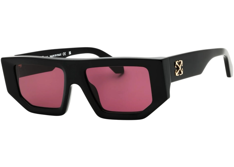 OFF-WHITE Vancouver Sunglasses Black Dark Burgundy (OERI13FC99PLA0011028)