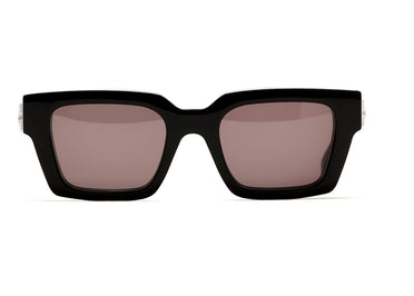 OFF-WHITE Virgil Square Frame Sunglasses Black/Grey (OERI126S24PLA0011007)