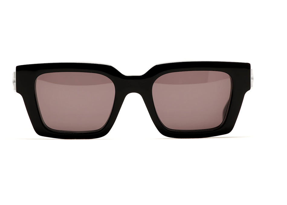 OFF-WHITE Virgil Square Frame Sunglasses Black/Grey (OERI126S24PLA0011007)