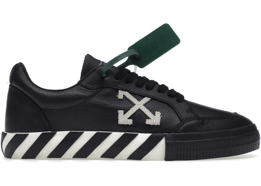 OFF-WHITE Vulc Low Leather Noir Blanc SS22