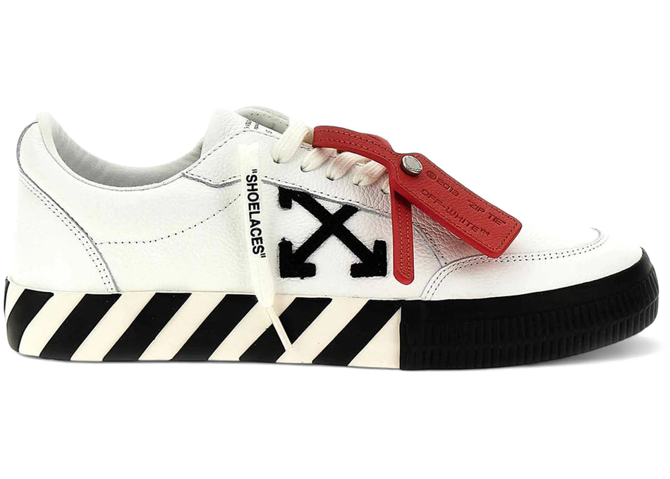 OFF-WHITE Vulc Low Leather Sneaker White Black (2023)