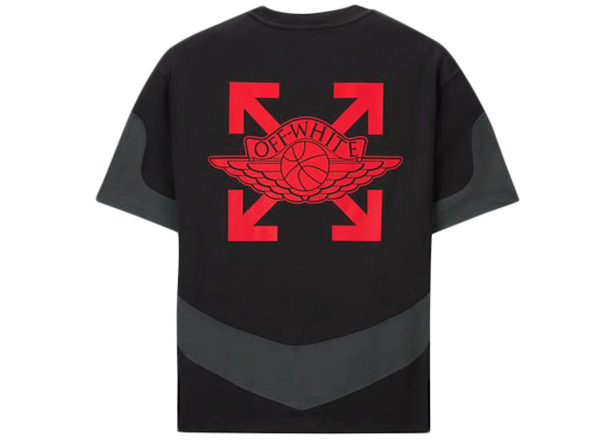T-shirt noir OFF-WHITE x Jordan