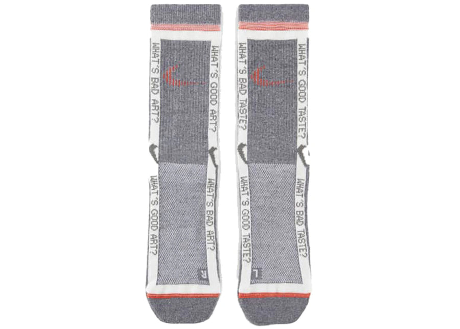 Chaussettes OFF-WHITE x Nike grises/oranges