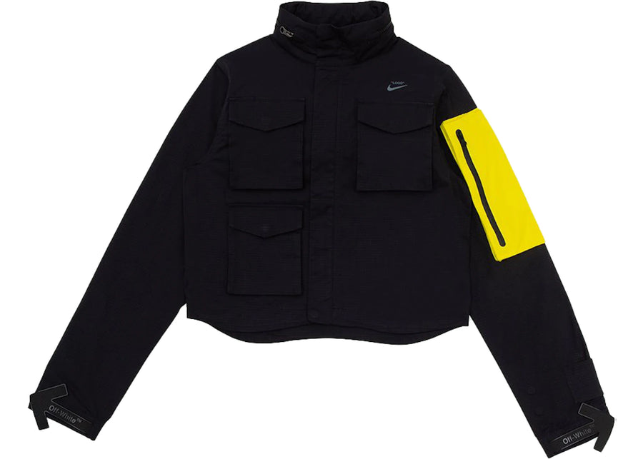 Veste de running femme OFF-WHITE x Nike Noir/Jaune