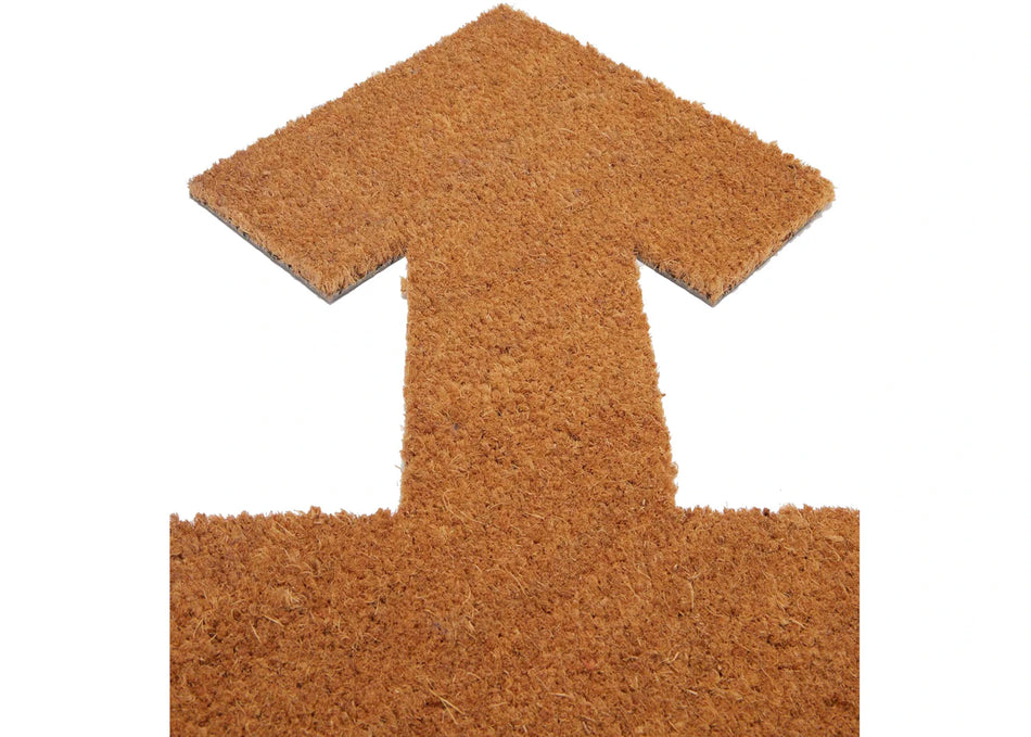 OFF-WHITE Arrow Doormat Brown