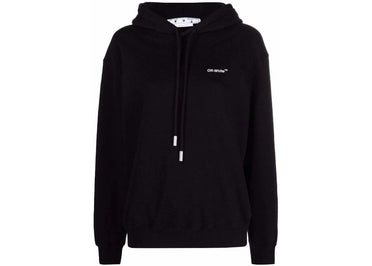 OFF-WHITE Diag Regular Hoodie Black/White