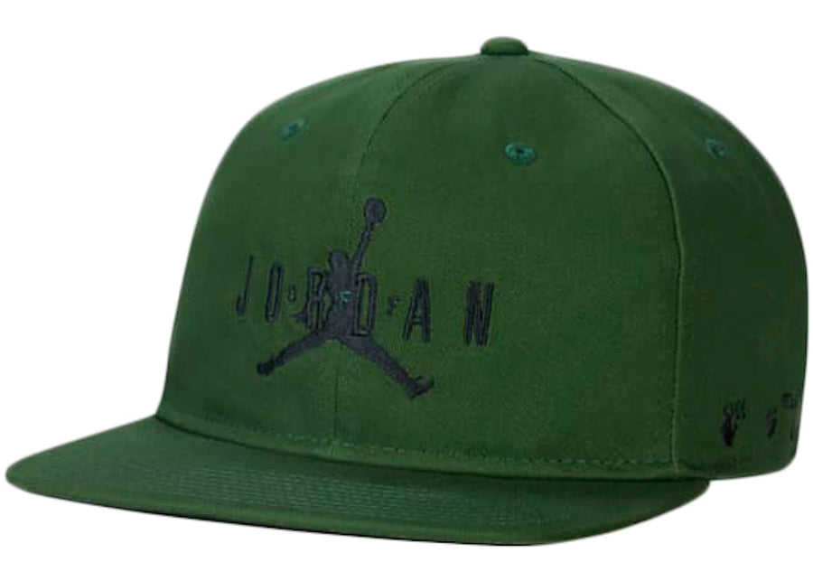 Casquette verte OFF-WHITE x Jordan