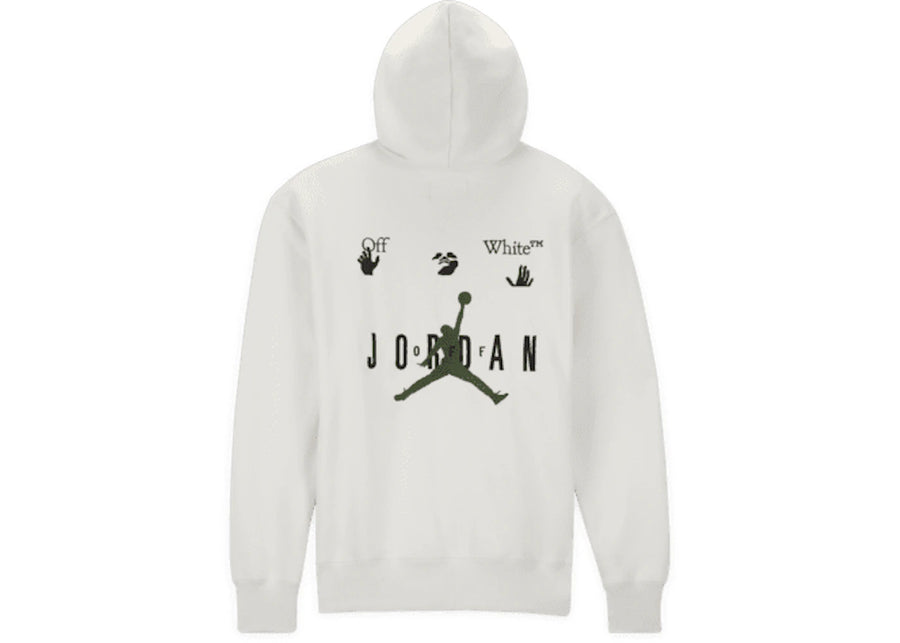 Sweat à capuche blanc OFF-WHITE x Jordan