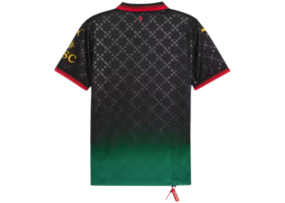 OFF-WHITE x Puma AC Milan Replica Jersey Black