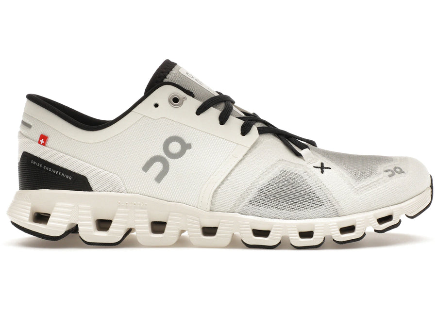 Sur Running Cloud X 3 Ivoire Noir