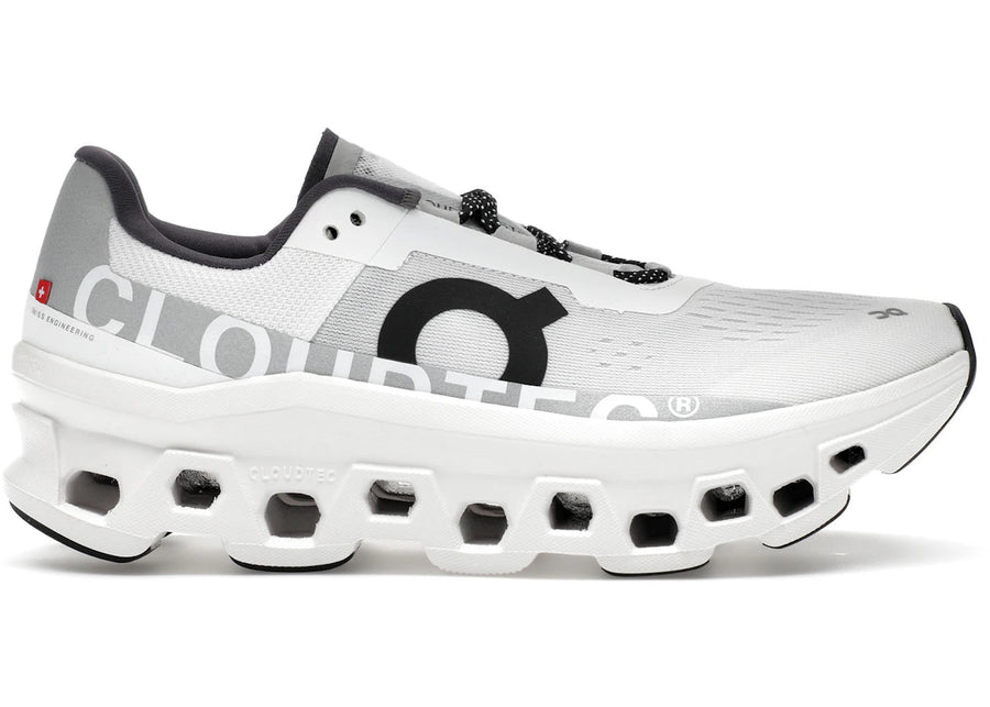 On Running Cloudmonster Blanc Noir (Femme)
