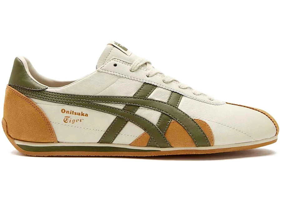 Onitsuka Tiger Runspark Beige Vert Olive Jaune Moutarde