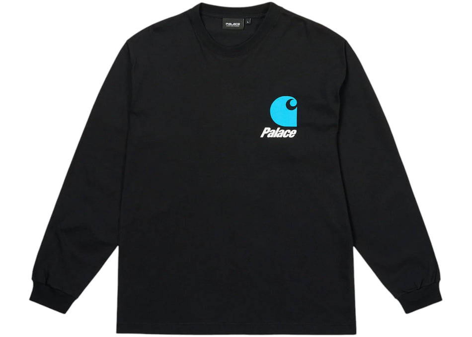 Palace Carhartt WIP Logo Longsleeve Black