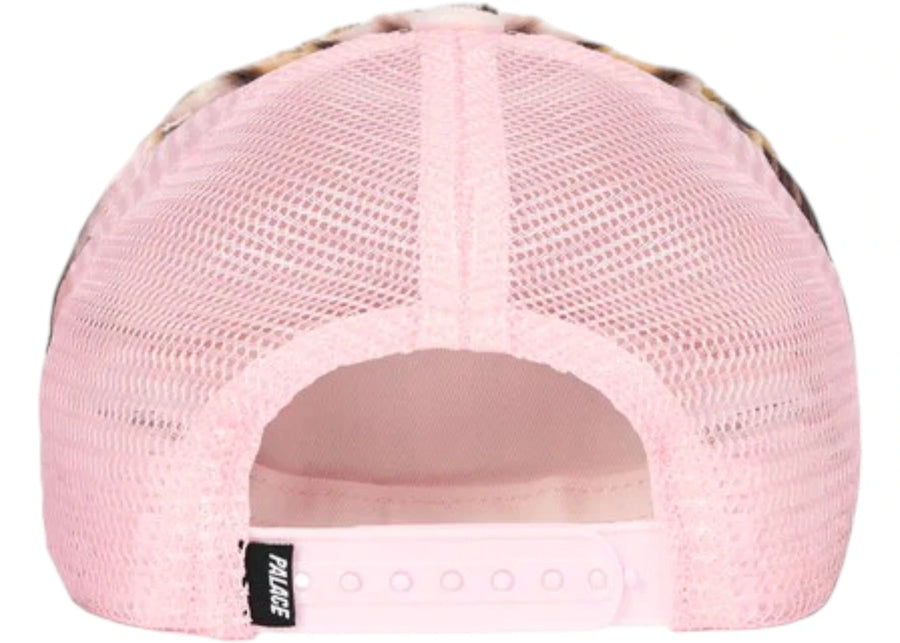 Palace Claw Furry Trucker Leopard Pink