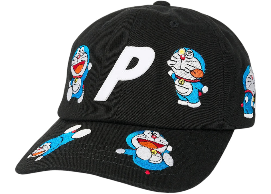Palace Doraemon 6-Panel Black