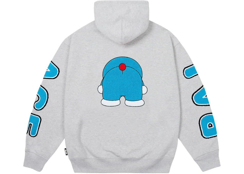 Palace Doraemon Hood Grey Marl