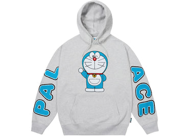 Palace Doraemon Hood Grey Marl